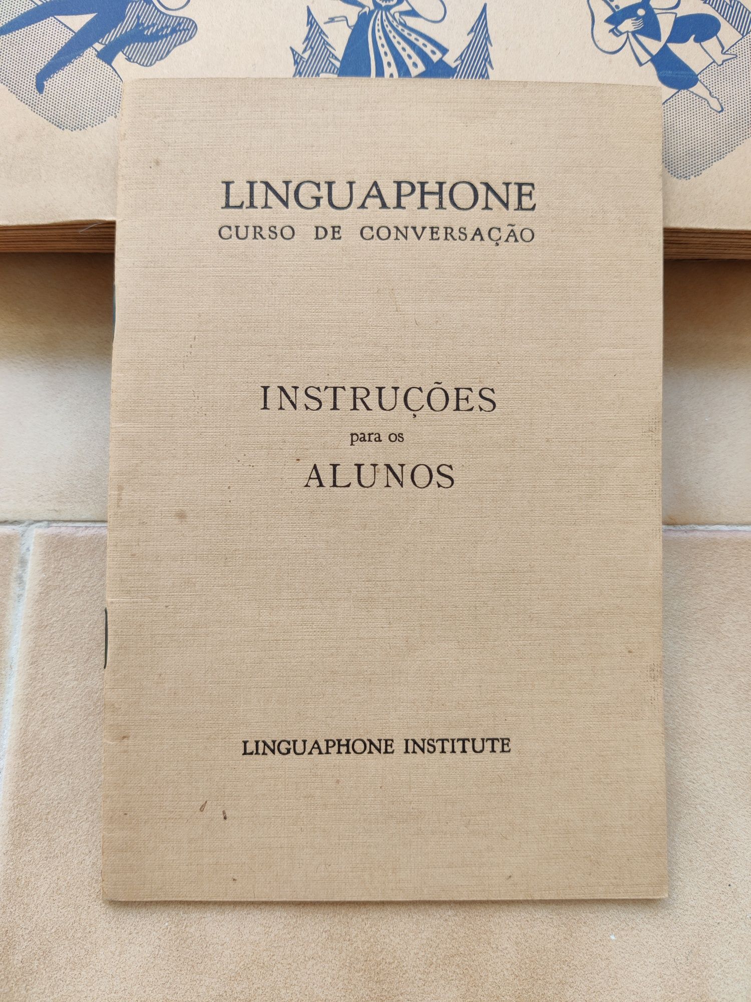 (Discos Vinil) Curso de inglês Linguaphone 50 volumes 15 discos