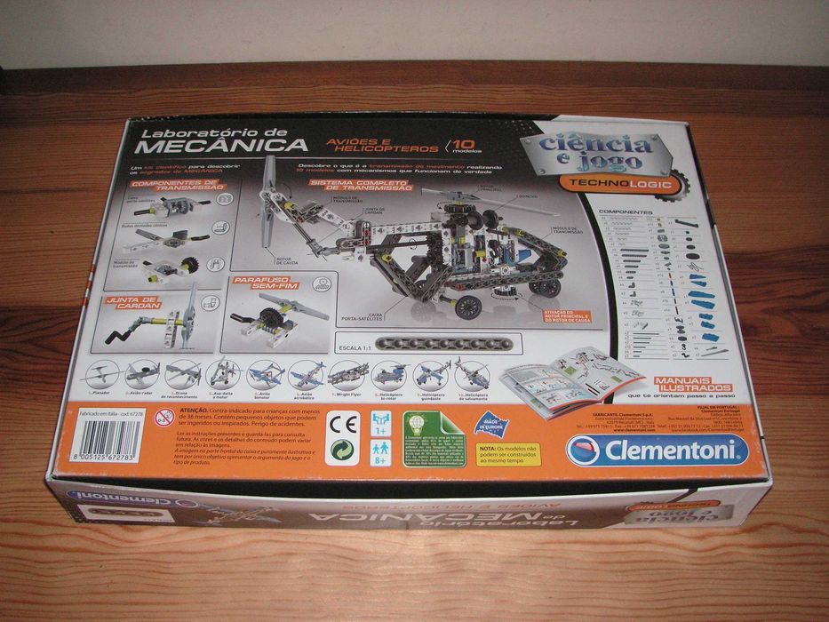 Laboratório Mecânica Aviões e Helicópteros da Clementoni