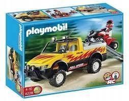 Playmobil 4228 pick-up z quadem wyścigowym jeep