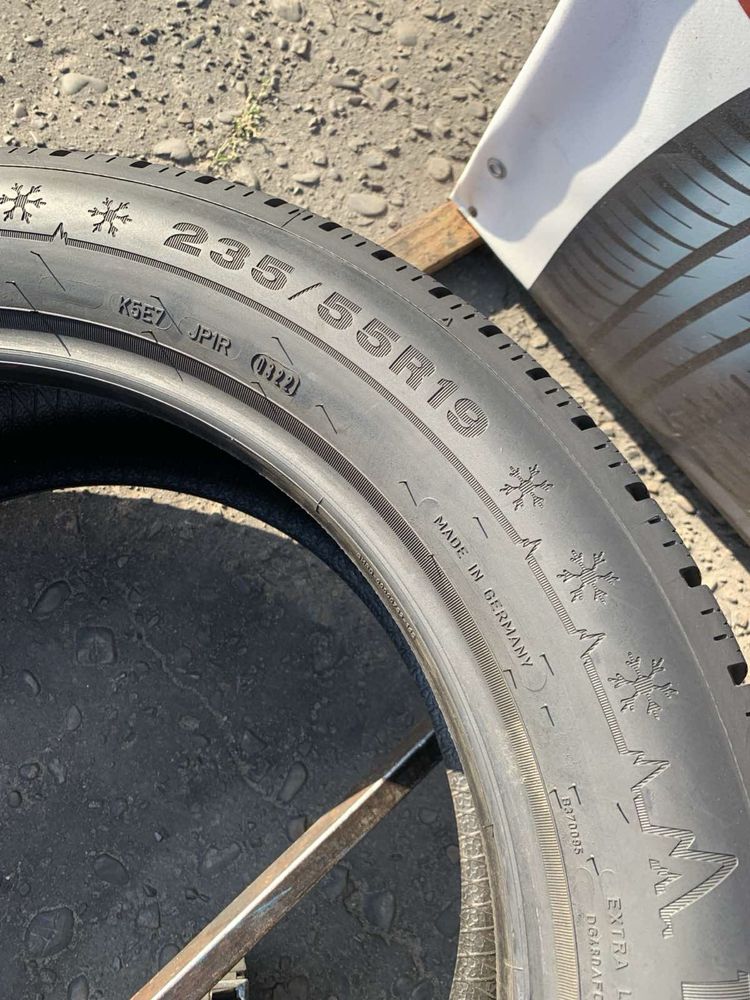 Шини 235/55 R19 Dunlop зима 2022 рік 7,5/7 мм