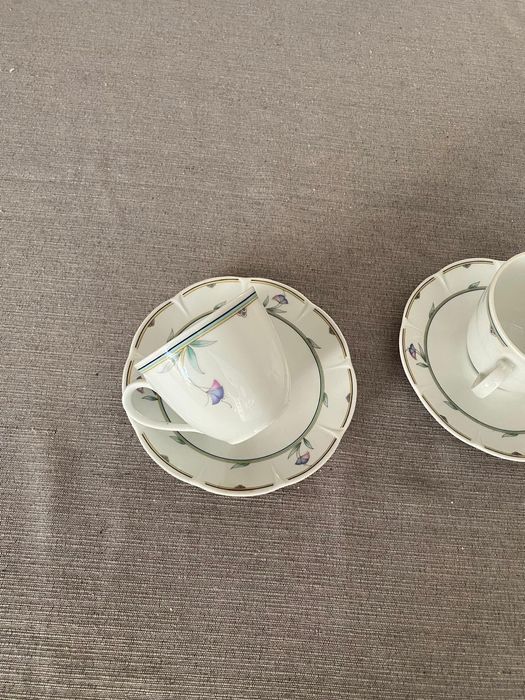 Dwie filiżanki porcelana