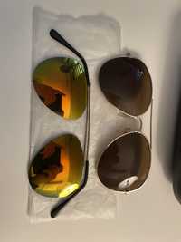 Okulary słoneczne Aviator jak RB z zamienymi soczewkami do dokończenia