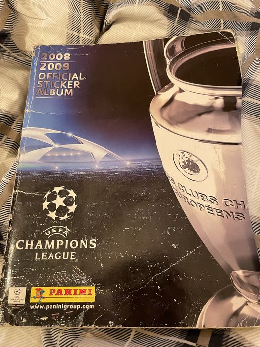 Kompletny album naklejek piłkarskich uefa champions league 2008/2009