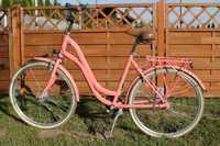 Rower miejski damski Romet Pop Art różowy