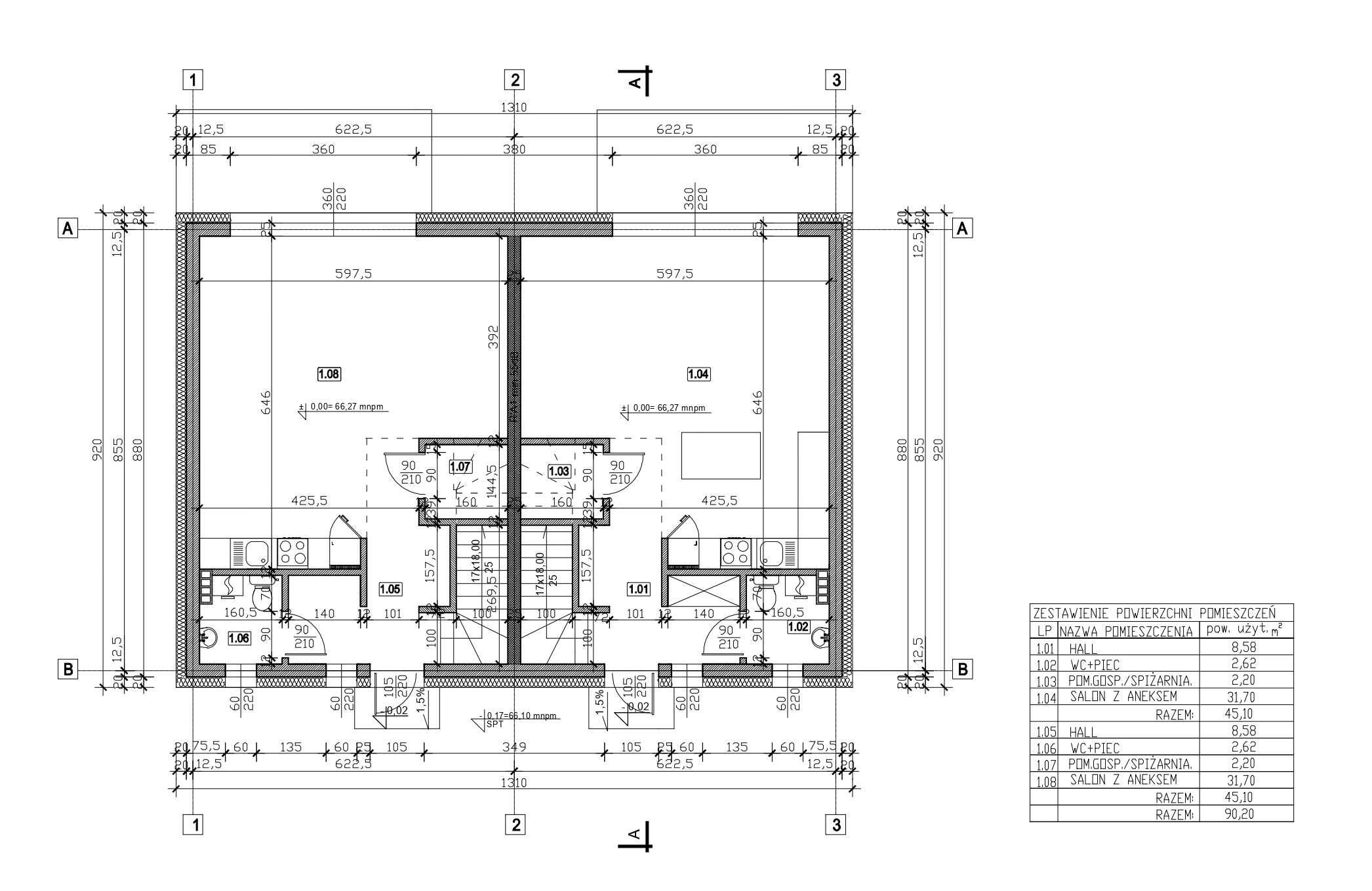 dom na sprzedaż Pecna, bliźniak 90 m2