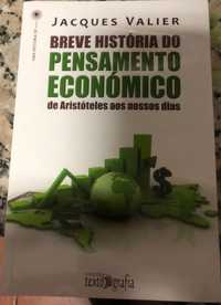 Breve História do pensamento económico de Aristóteles aos nossos dias