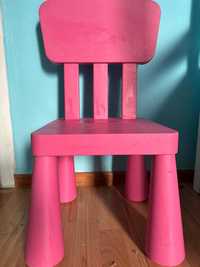 Рожевий дитячий стільчик Ikea