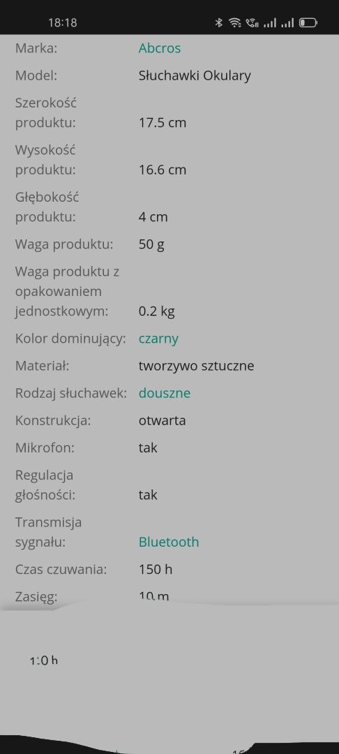 Okulary że słuchawkami