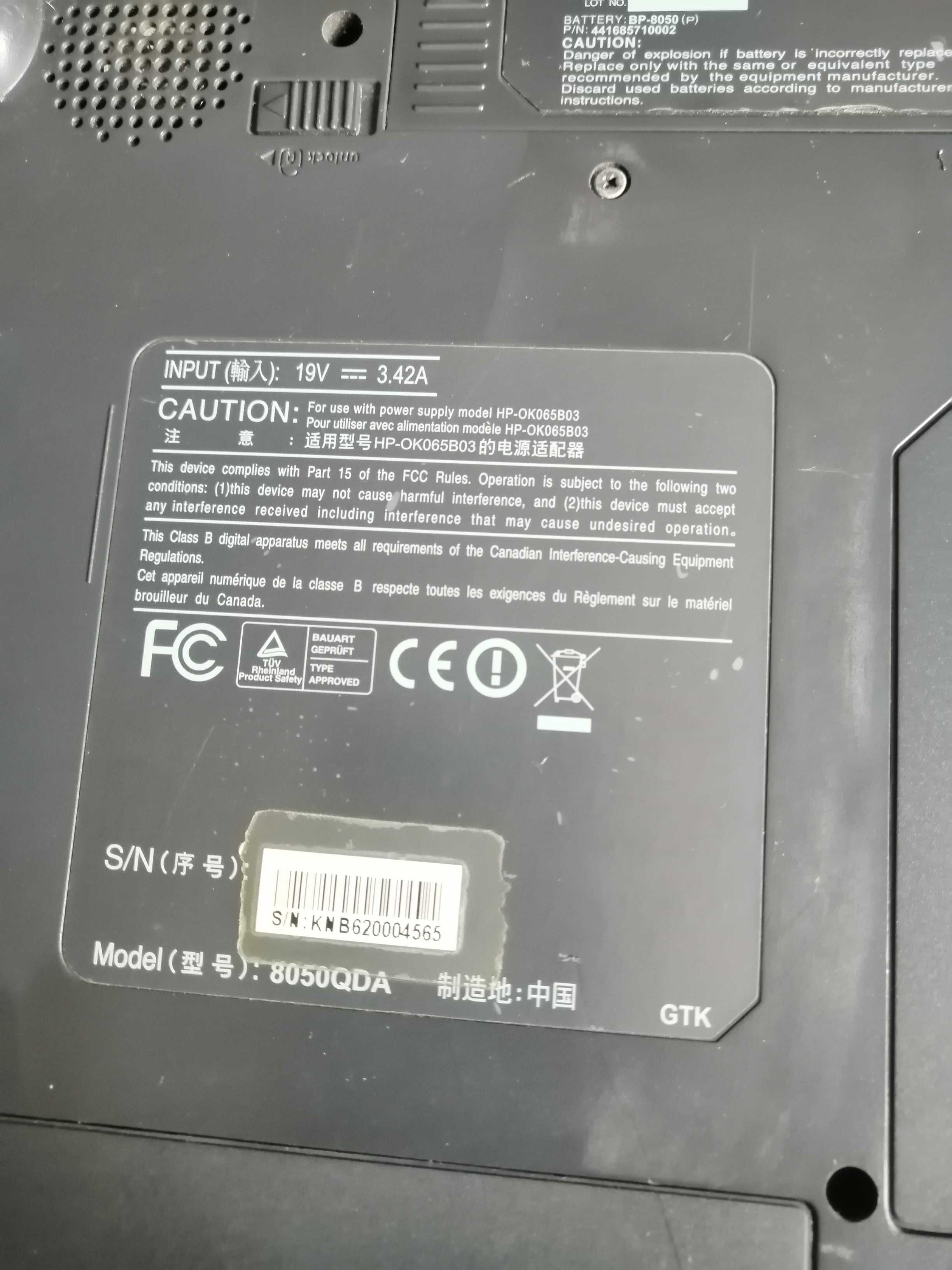 optimus 8050qda notebook