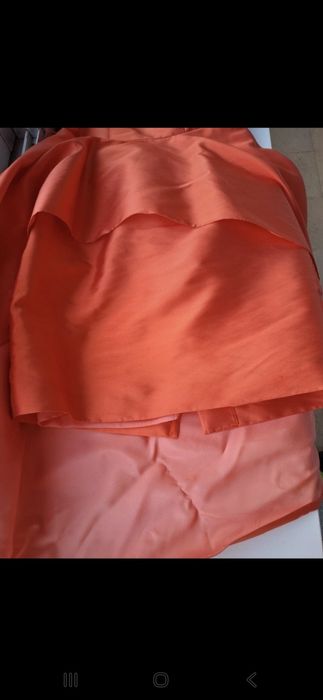 Vestido Cerimónia Alba Conde Laranja - Mulher (36)