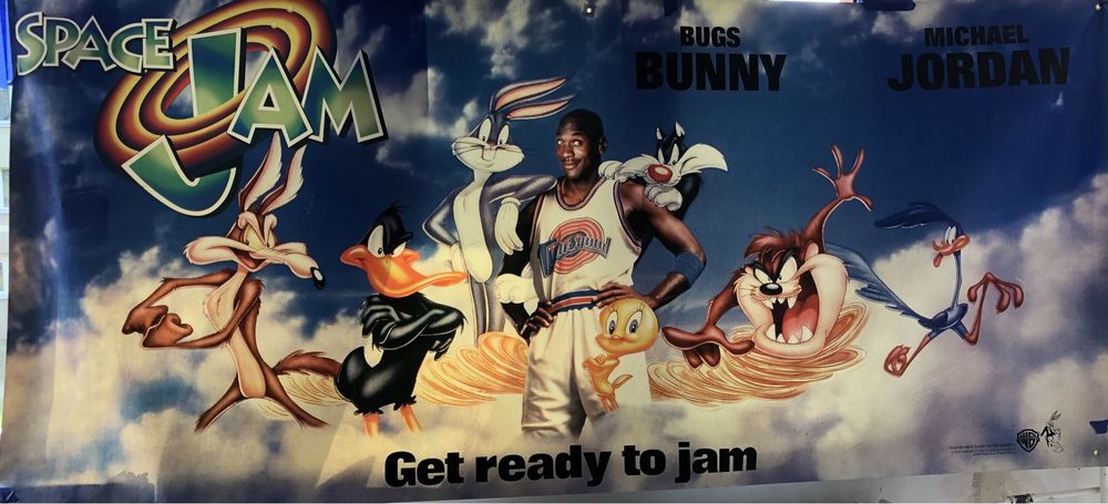 SPACE JAM Michael Jordan Baner