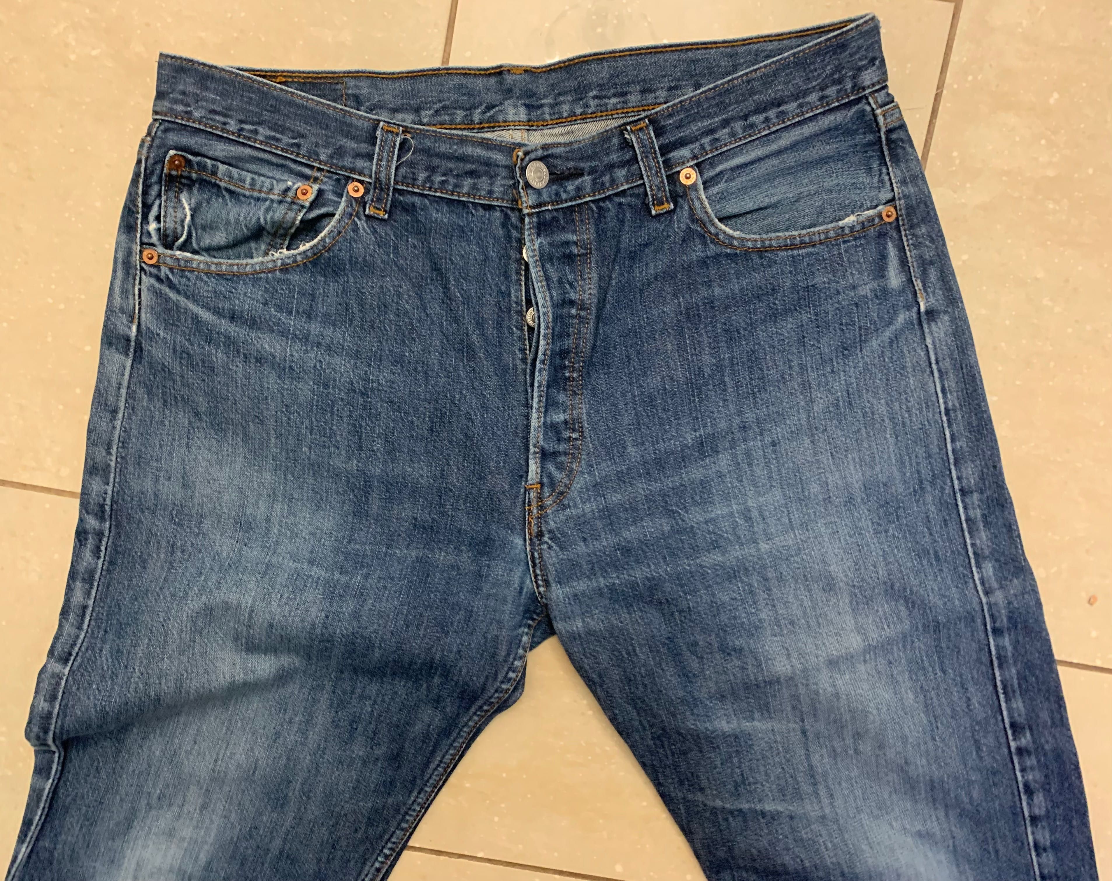 Levi’s 501 kultowe męskie spodnie jeansy 36/32 prosta nogawka