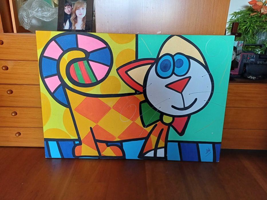 Quadro muito colorido