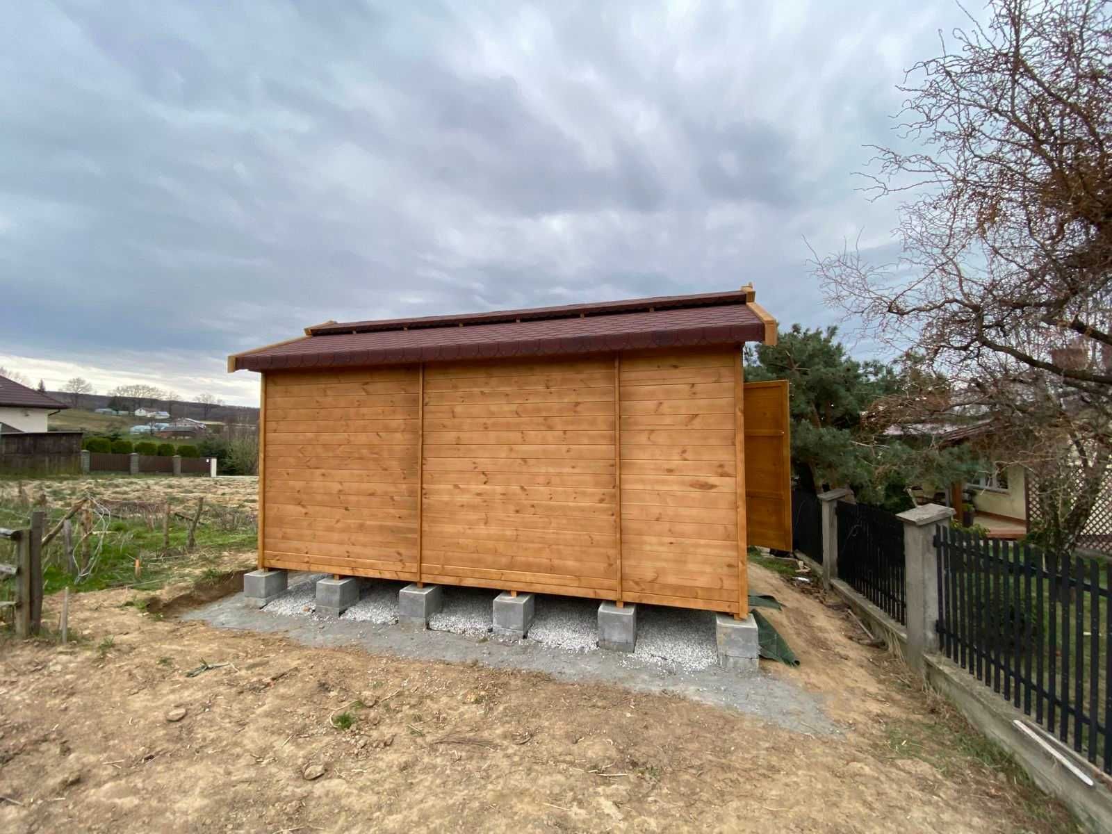 Gołębnik 5x2,5m woliera 5x1m