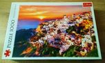 Puzzle Trefl 1000 elementów. Zachód słońca nad Santorini W-wa Wola