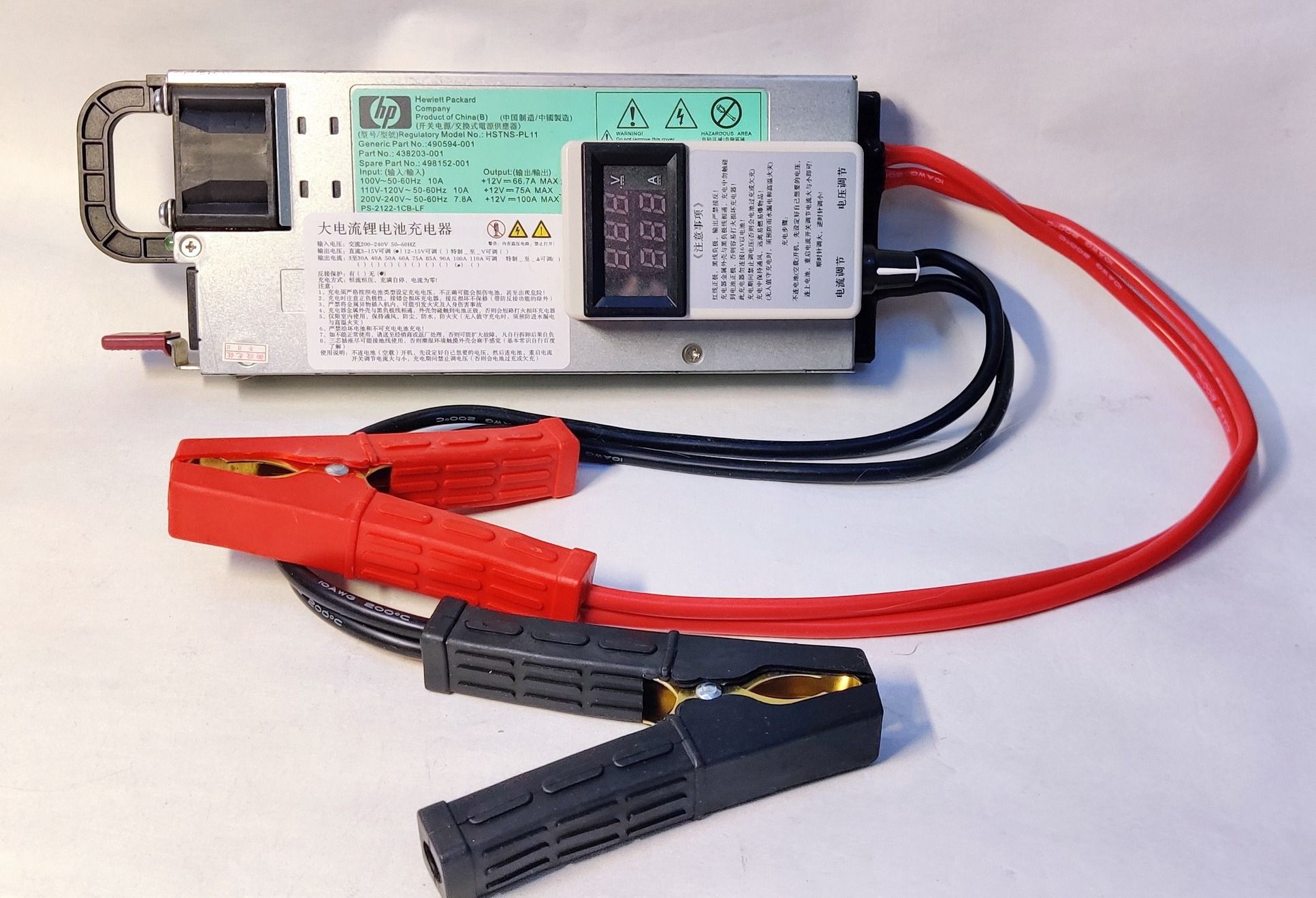 Мощное зарядное устройство 100А LiFePo4 Li-Ion Блок питания 2-15В