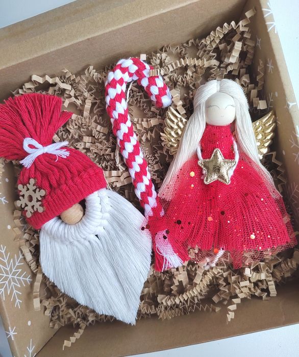 Box prezentowy Aniołek Mikołajki