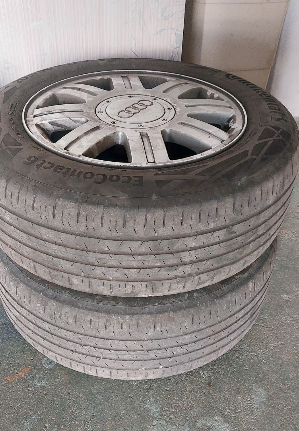 Jantes 15" com pneus Continental 6 a meio uso, para Audi A4 1.9 Tdi B5