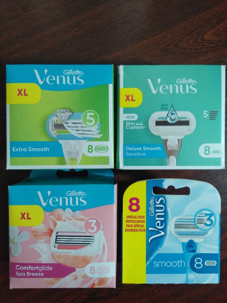 Жіночі касети для гоління Gillette Venus на 3 або 5 лез