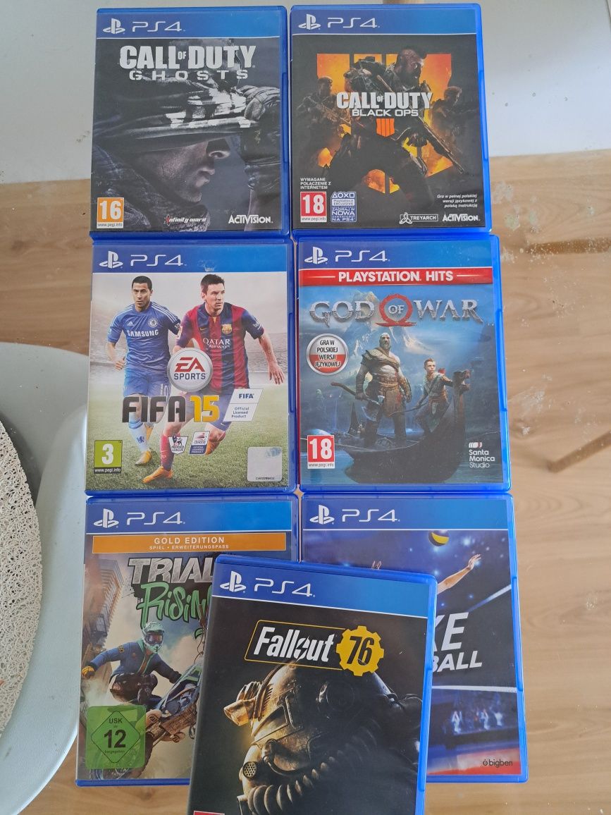 PS4, Fallout, God of War, CoD i inne