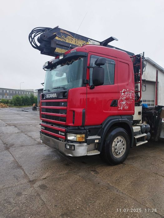 SCANIA 164 do przewozu drewna