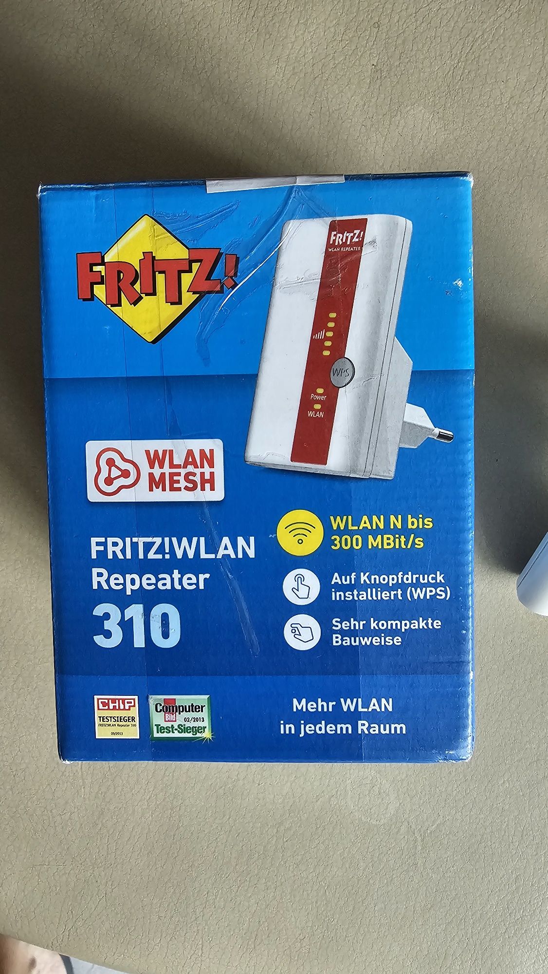 Wzmacniacz Wi-Fi FRITZ! Repeater 310 MESH

W skrócie