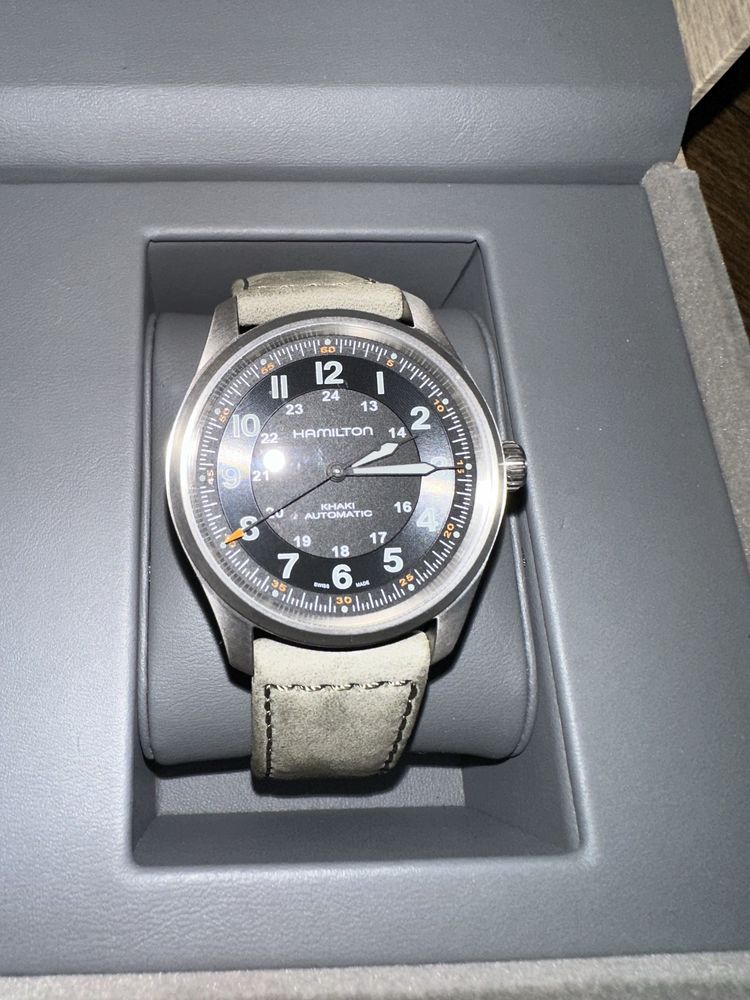 Новий годинник Hamilton H70205830 Khaki Field Titanium Automatic