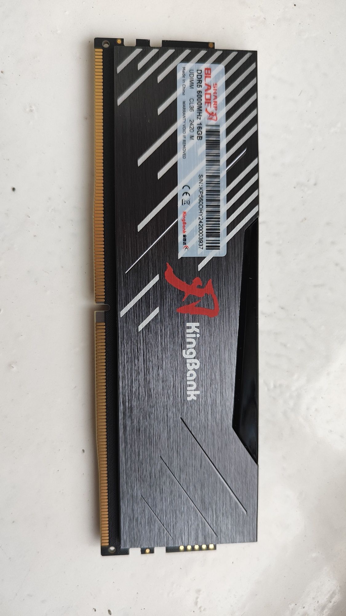KingBank DDR5 32gb (2x16gb) RAM 6000Mhz