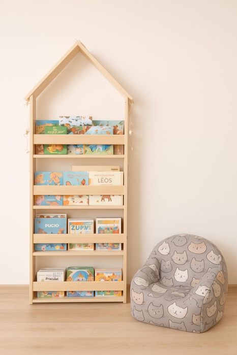 Półka regał na ksiązki dla dzieci