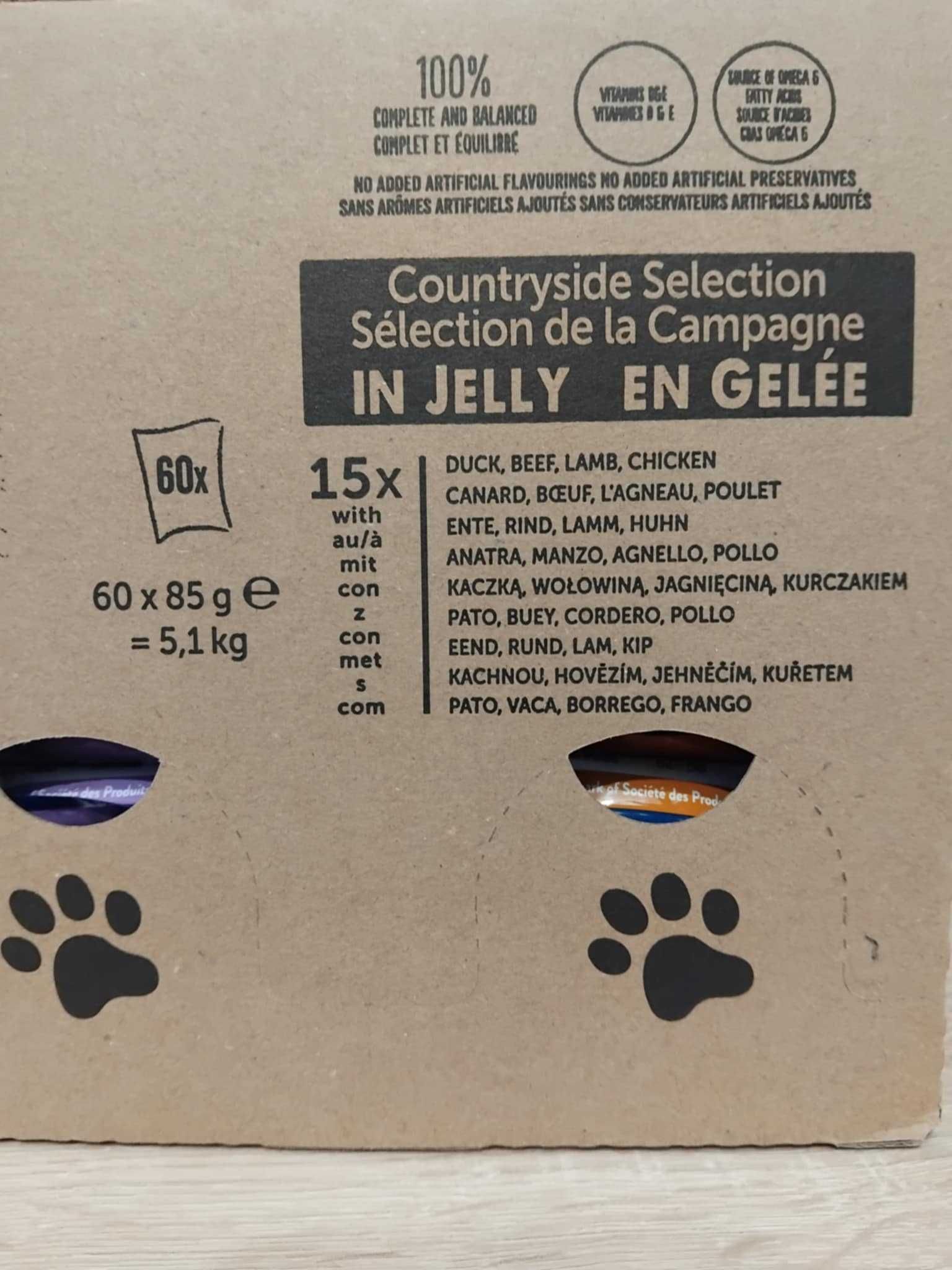 Felix Fantastic Karma dla kotów w galaretce MIX SMAKÓW 60 SASZETEK