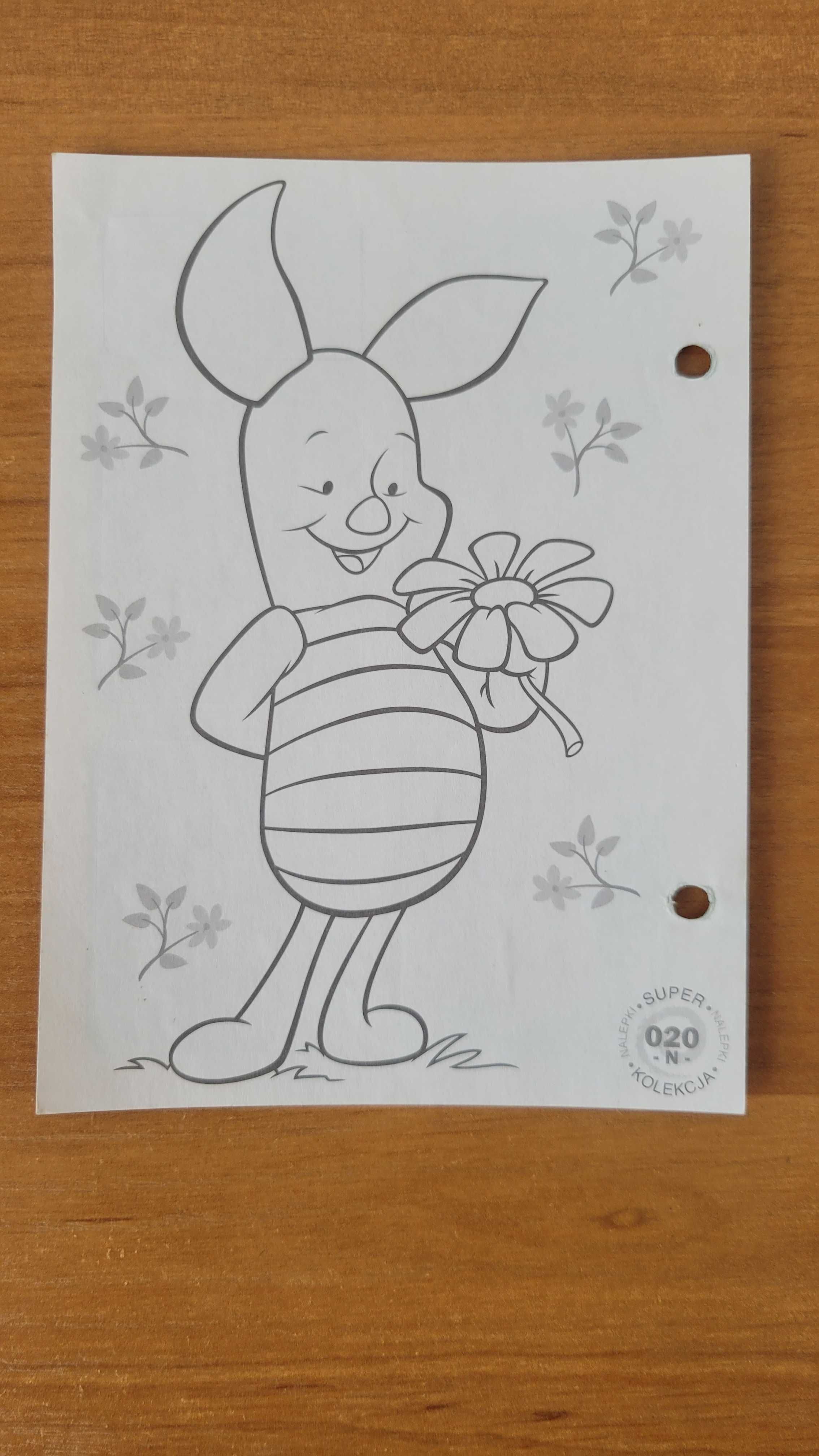 Karteczki Naklejki Kubuś Puchatek A6 020