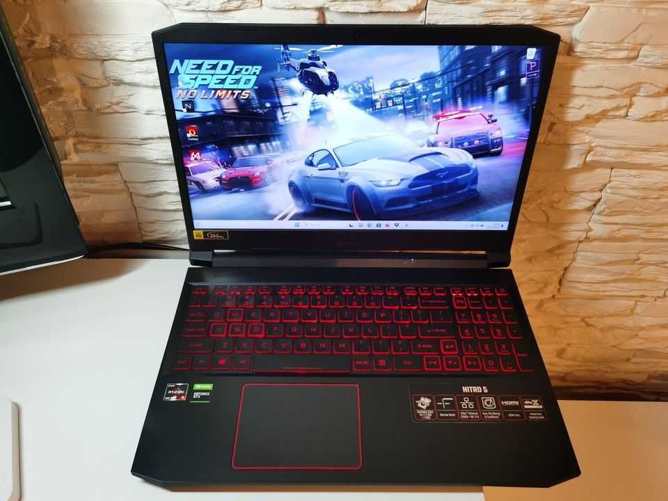 GAMINGOWY Laptop ACER Nitro 5-144HZ RYZEN 12x4.00Ghz,16GB,GTX1650Ti