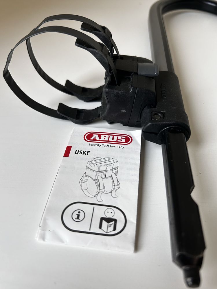 U-lock ABUS Smartx 770A/160HB300+ uchwyt USKF zapięcie rowerowe długie