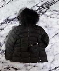 XL 50 пуховик Guess женский куртка парка черная желтая гесс пальто хл