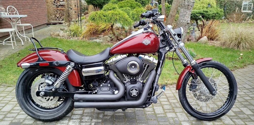 Harley-Davidson Dyna Wide Glide 2010 Rok Wydechy Cobra Nowy Akumulator