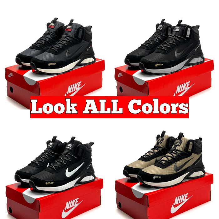 Зимние Кроссовки Nike Rivah Gore Tex Fur С Мехом Ботинки Мужские 41-46