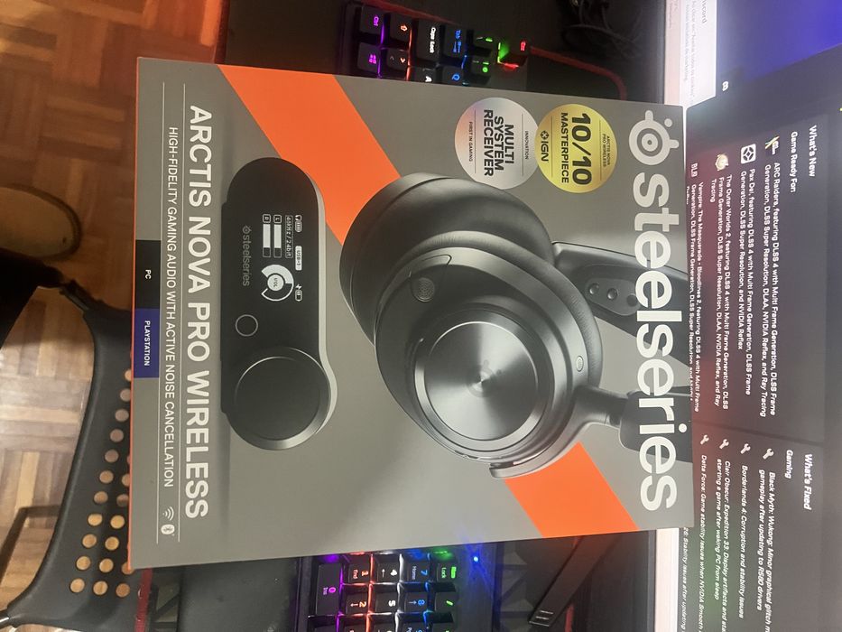 Headset steelseries Artis nova pro wireless