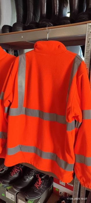 Kurtka polarowa ostrzegawcza VIZWELL XL – pomarańczowa, odblaskowa