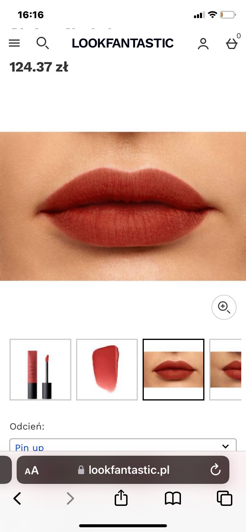 Pomadka do ust NARS kolor Pin up