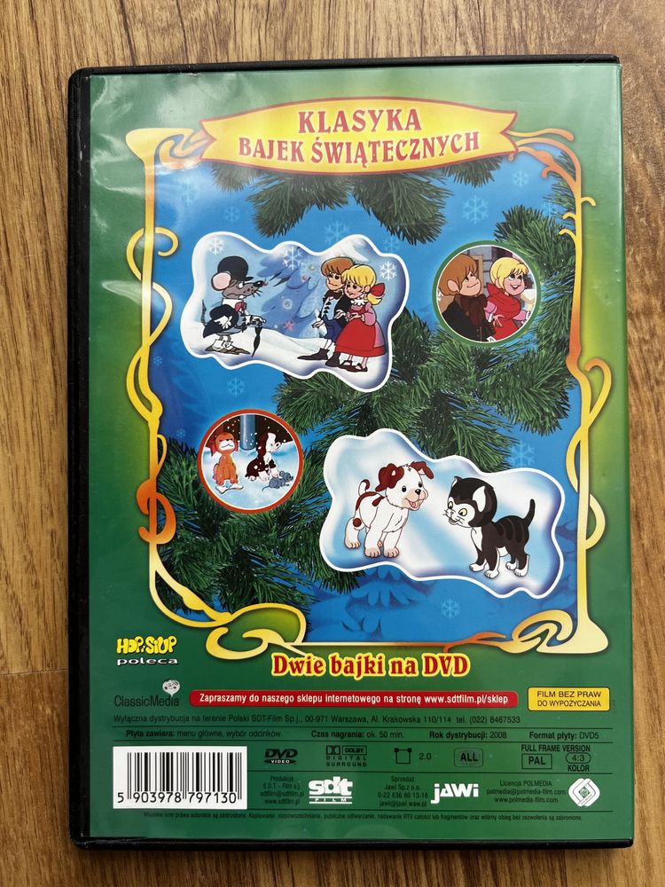 Bajka DVD świąteczne