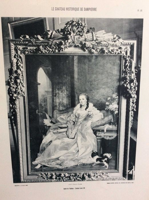 Le Chateau Historique de Dampierre. Heliotipia de 1905. Lote 2