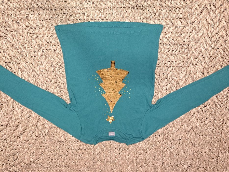 Bluzeczki świąteczne dla dziewczynki rozm 122