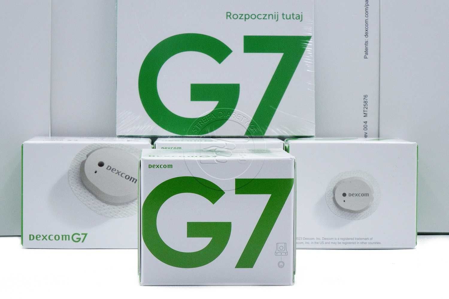 4 x Sensor – DEXCOM G7 z PLASTREM + Aplikator + Gazik + GRATIS