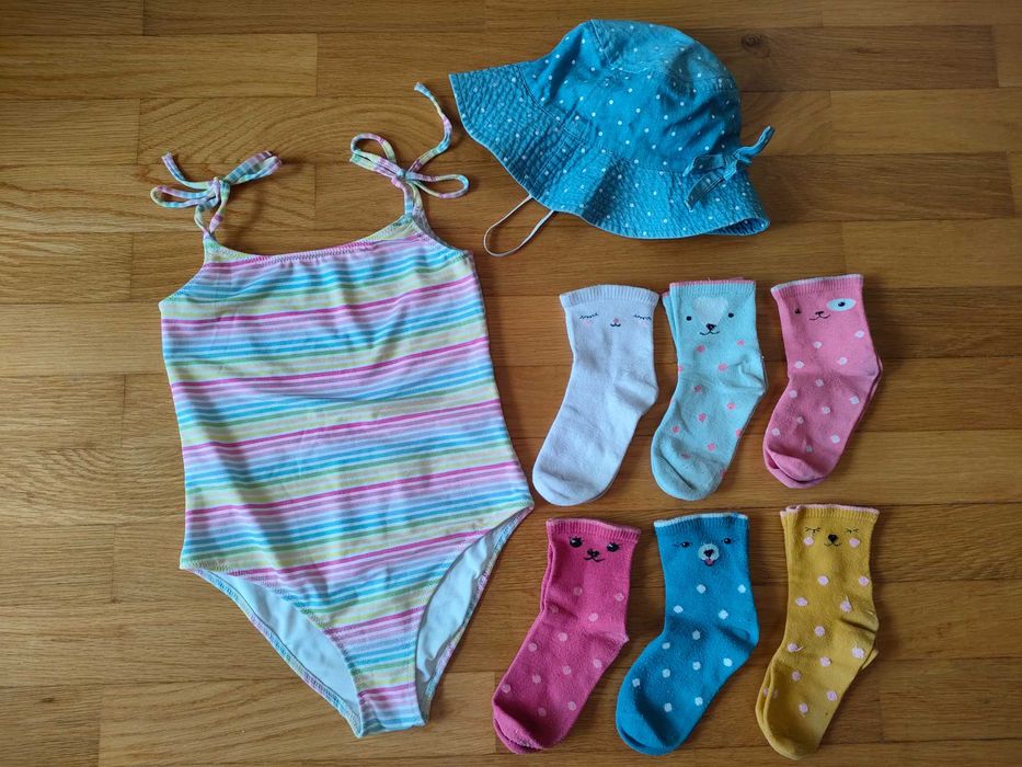 Lote de roupa de criança #45 (menina, 4-5 anos, pri/ver)