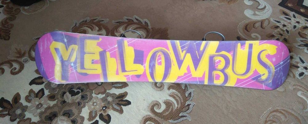 Сноуборд ~135 см (на рост до 156 см) + крепления