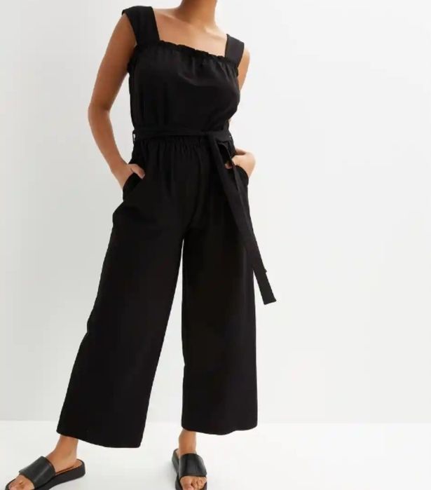 B.P.C kombinezon czarny na ramiączka bawełniany ^44/46