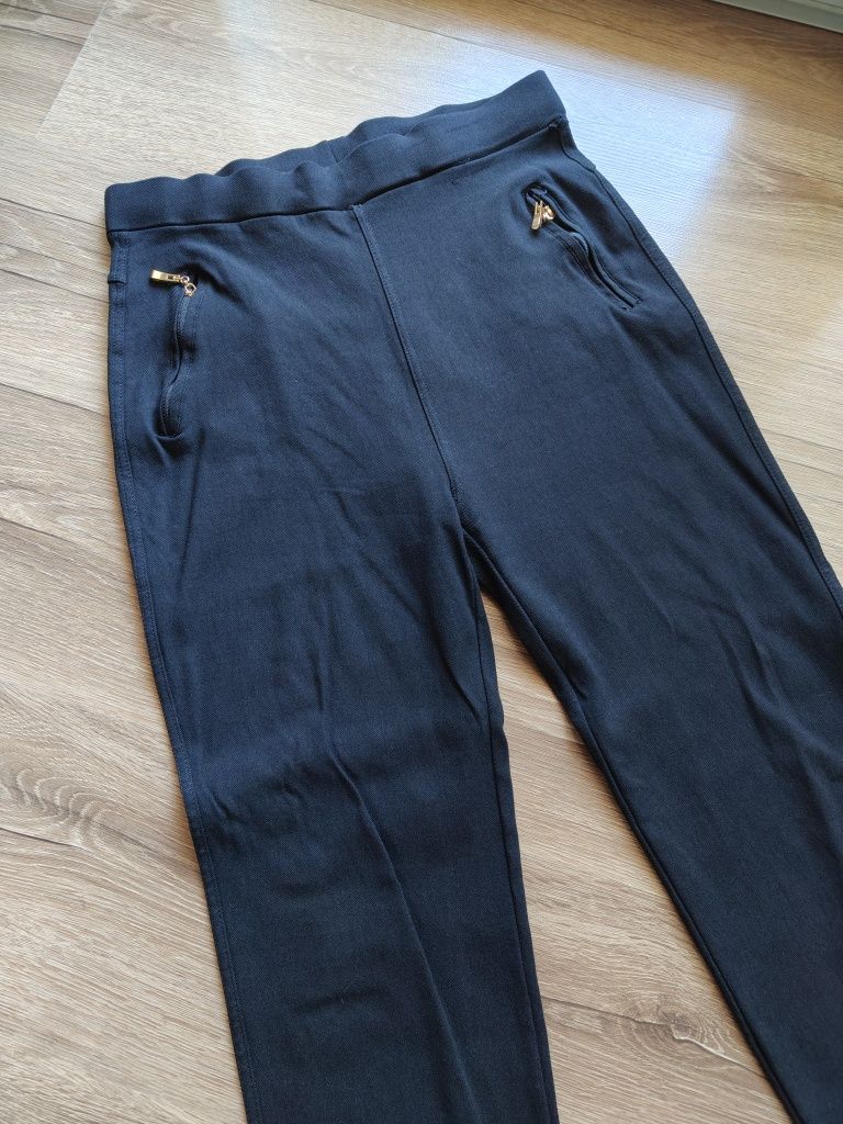 Czarne, eleganckie rurki, spodnie plus size, elastyczne, nowe!