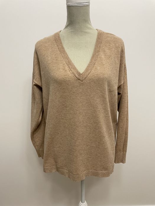 Beżowy sweter Object 50% wiskoza