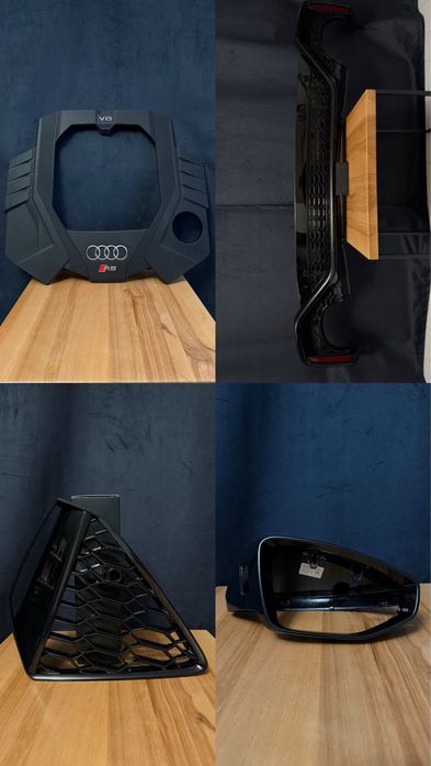 Audi RS6/RS7 Dyfuzor, osłona silnika, kratki zderzaka, osłona lusterek