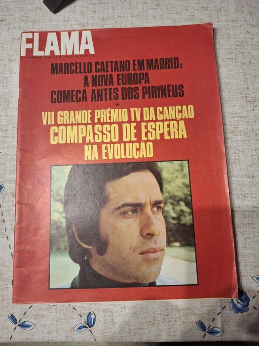 Revista Flama festival canção poster barreirense Mário Viegas